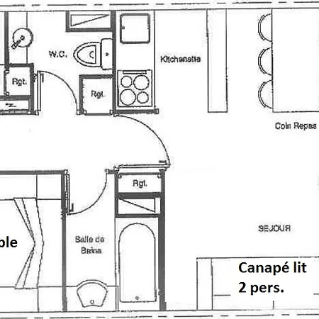 Renove 3 Pieces, 6 Pers., Au Pied Des Pistes - Fr-1-455-65 Apartamento